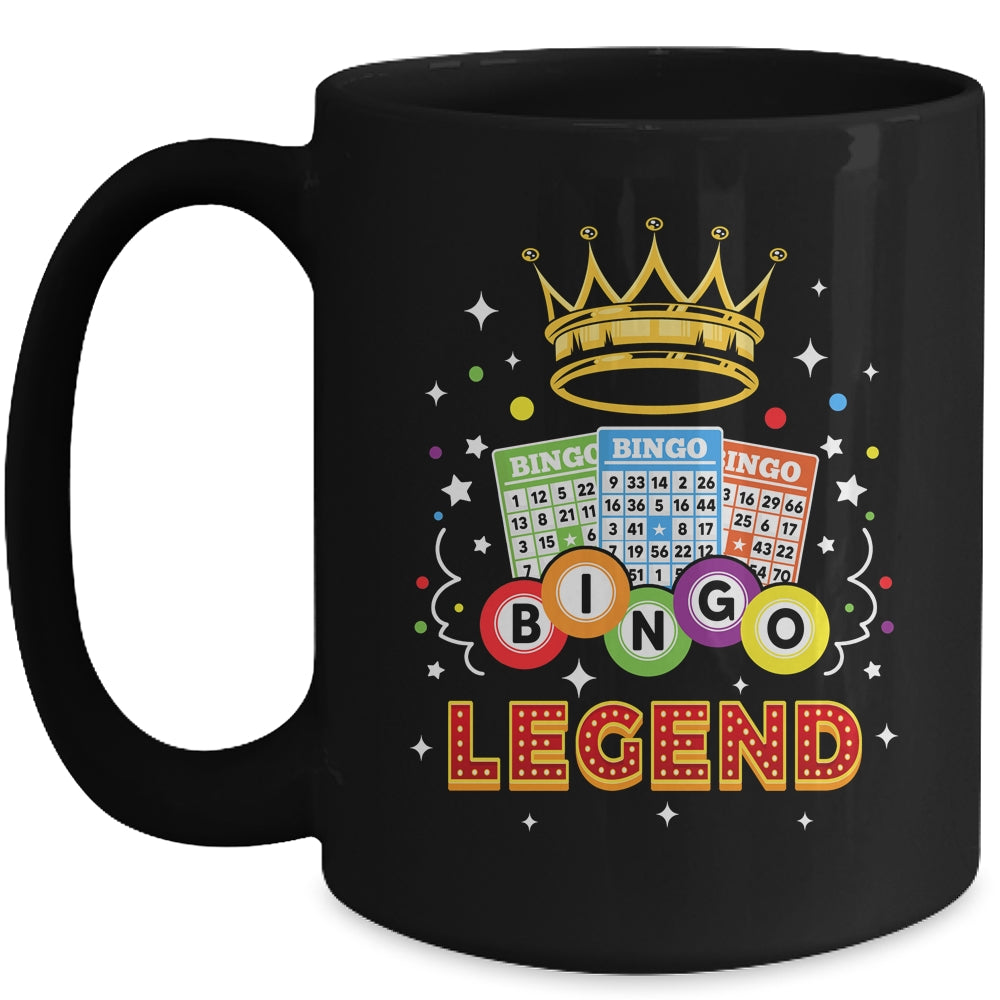Cute Bingo Legend For Men Women Bingo Lovers Casino Players Mug | siriusteestore