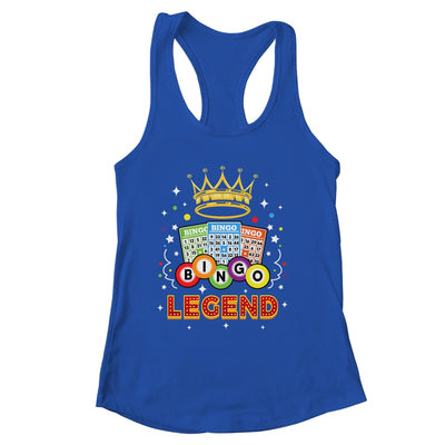 Cute Bingo Legend For Men Women Bingo Lovers Casino Players Shirt & Tank Top | siriusteestore