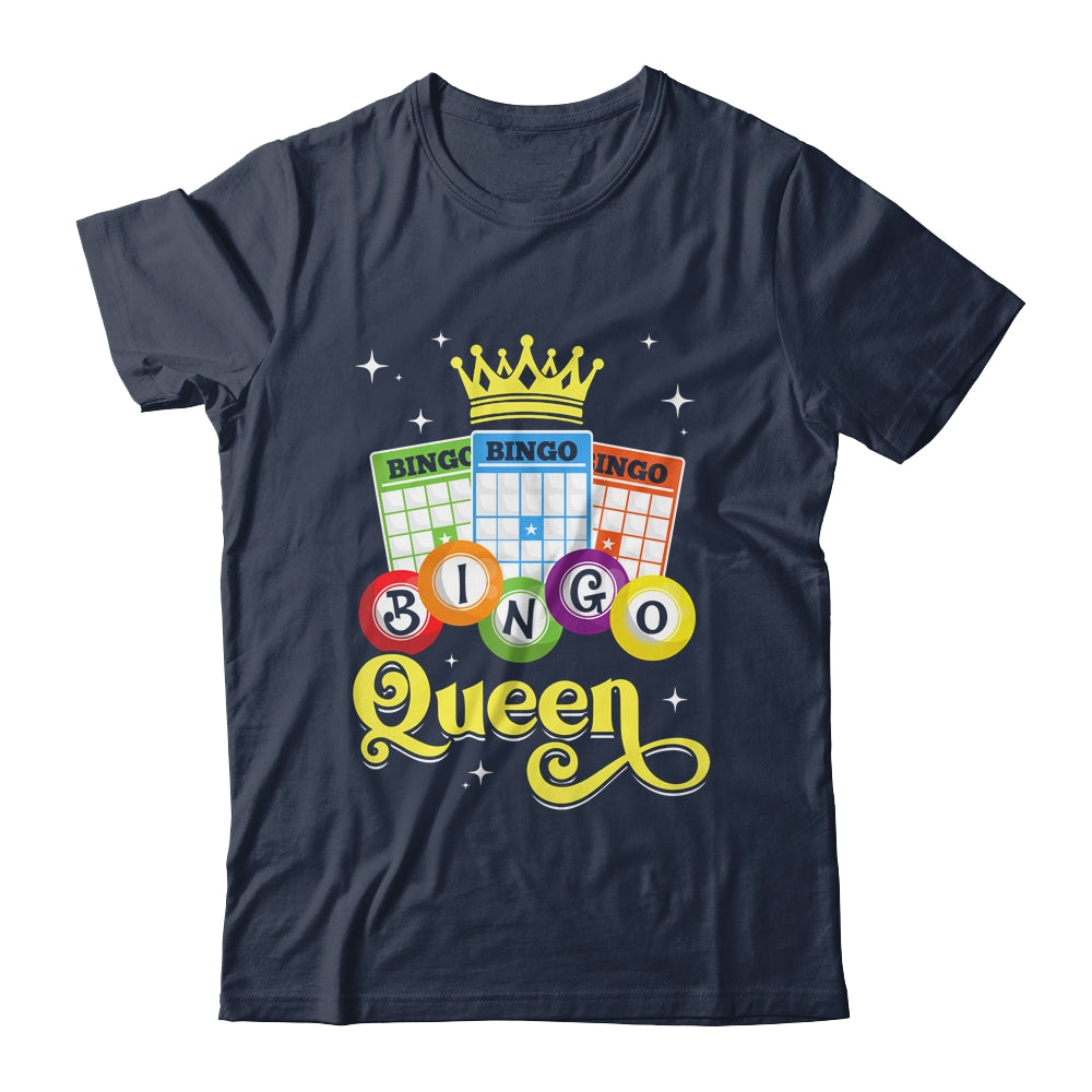 Cute Bingo Queen Lovers Designs For Women Mom Casino Players Shirt & Tank Top | siriusteestore