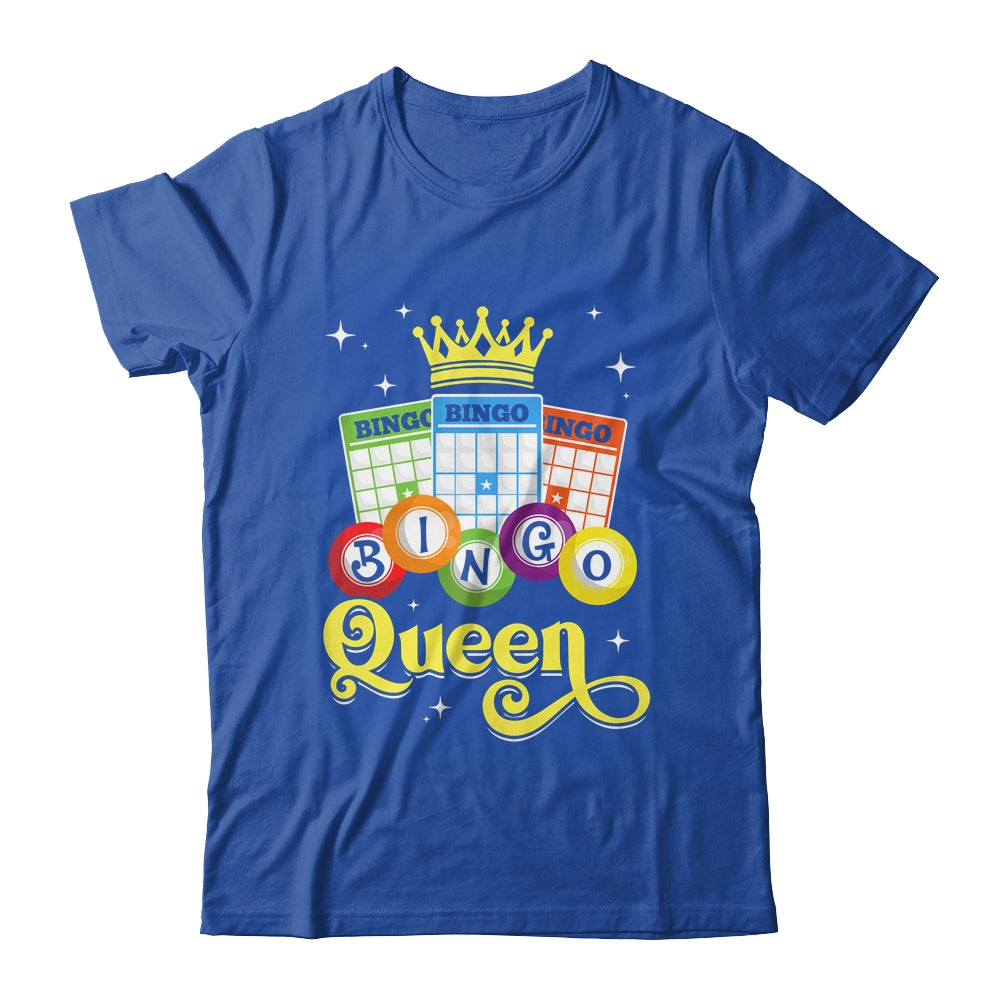 Cute Bingo Queen Lovers Designs For Women Mom Casino Players Shirt & Tank Top | siriusteestore