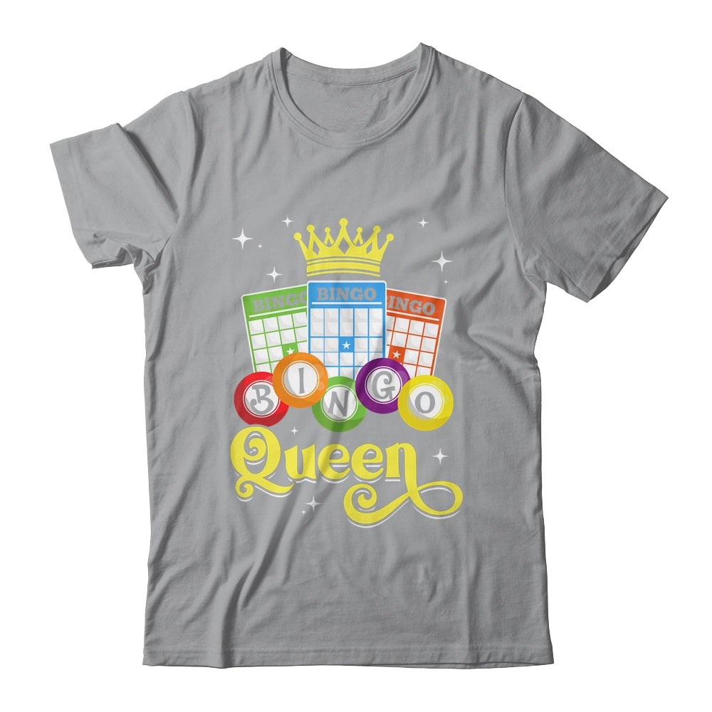 Cute Bingo Queen Lovers Designs For Women Mom Casino Players Shirt & Tank Top | siriusteestore