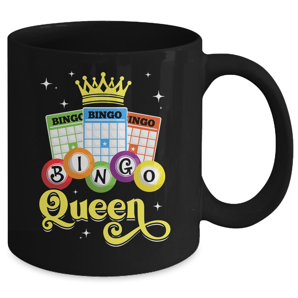 Cute Bingo Queen Lovers Designs For Women Mom Casino Players Mug | siriusteestore