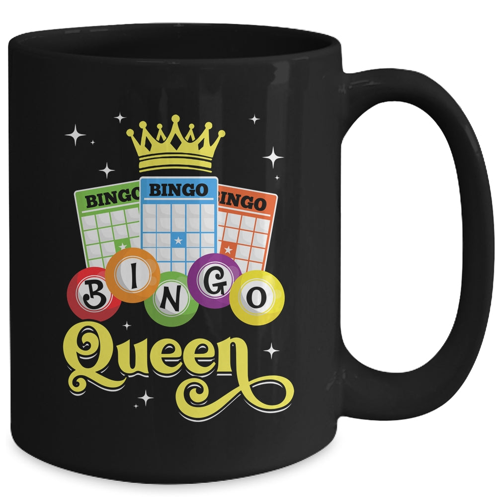 Cute Bingo Queen Lovers Designs For Women Mom Casino Players Mug | siriusteestore
