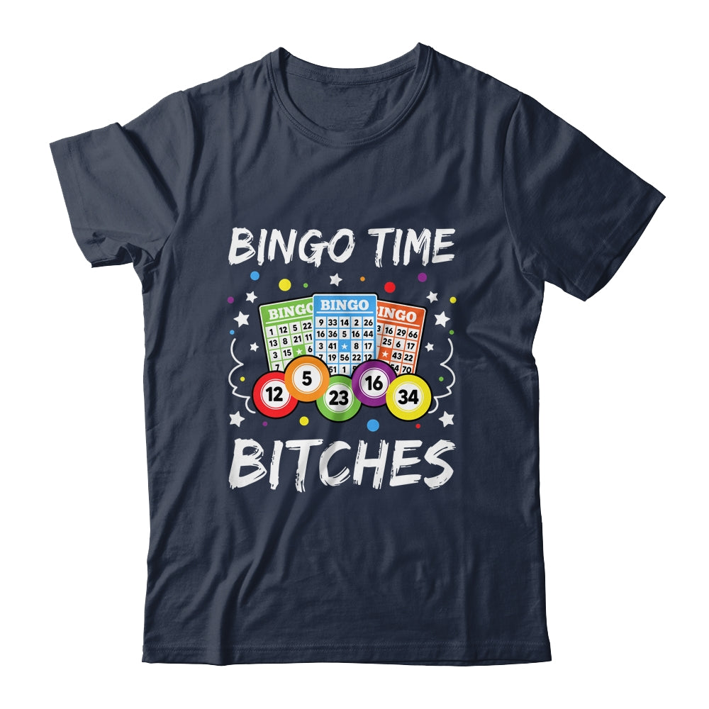 Cute Bingo Time Bitches Funny Bingo Player Game Gambling Shirt & Tank Top | siriusteestore