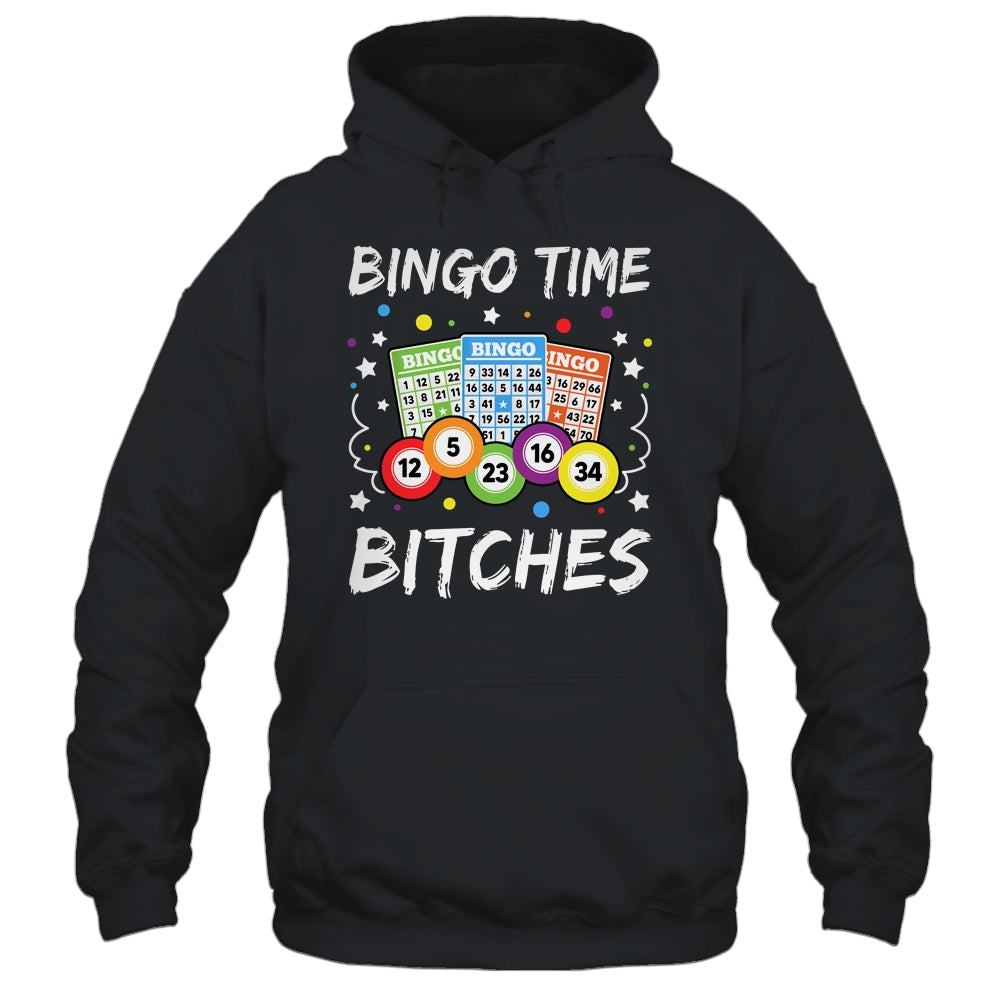 Cute Bingo Time Bitches Funny Bingo Player Game Gambling Shirt & Tank Top | siriusteestore