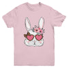 Cute Bunny Face Leopard Glasses Easter For Women Teen Girl Youth Shirt | siriusteestore