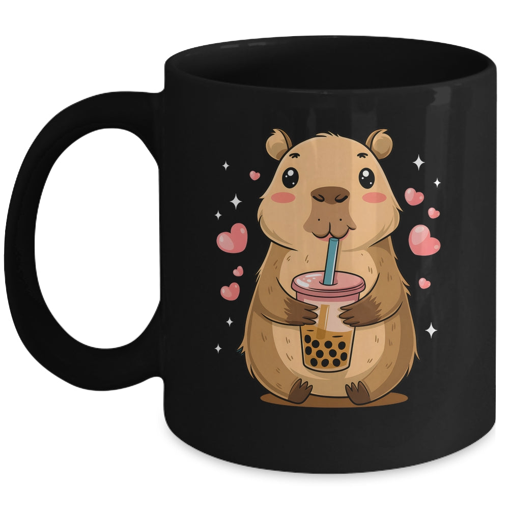 Cute Capybara Tea Bubble Rodent Women Teen Girls Kids Mug | siriusteestore