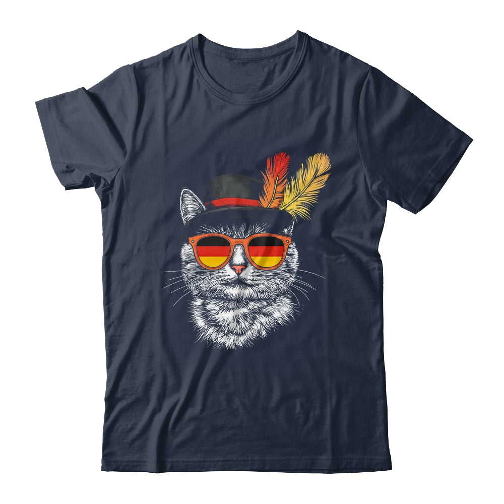 Cute Cat German Flag Oktoberfest Costume Germany Festival Shirt & Hoodie | siriusteestore