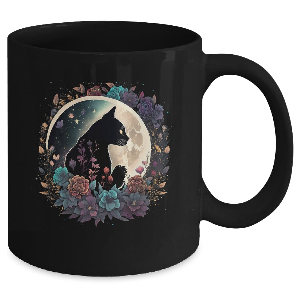 Cute Cat Motifs Cat Design For Women Girl Lovers Mug | siriusteestore