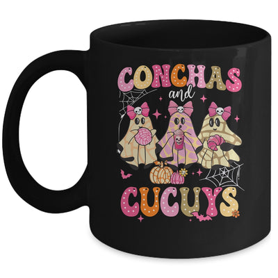 Cute Conchas And Cucuys Ghost Funny Mexican Halloween Girls Mug | siriusteestore
