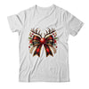 Cute Coquette Bow Coquette Christmas Reindeer Bow Women Girl Shirt & Sweatshirt | siriusteestore