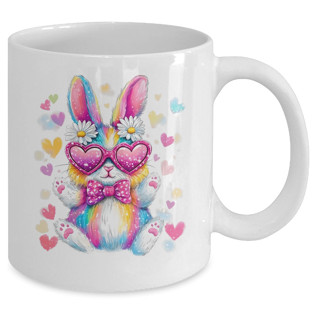 Cute Coquette Tie Dye Rabbit Easter Bunny Women Girl Kids Mug | siriusteestore