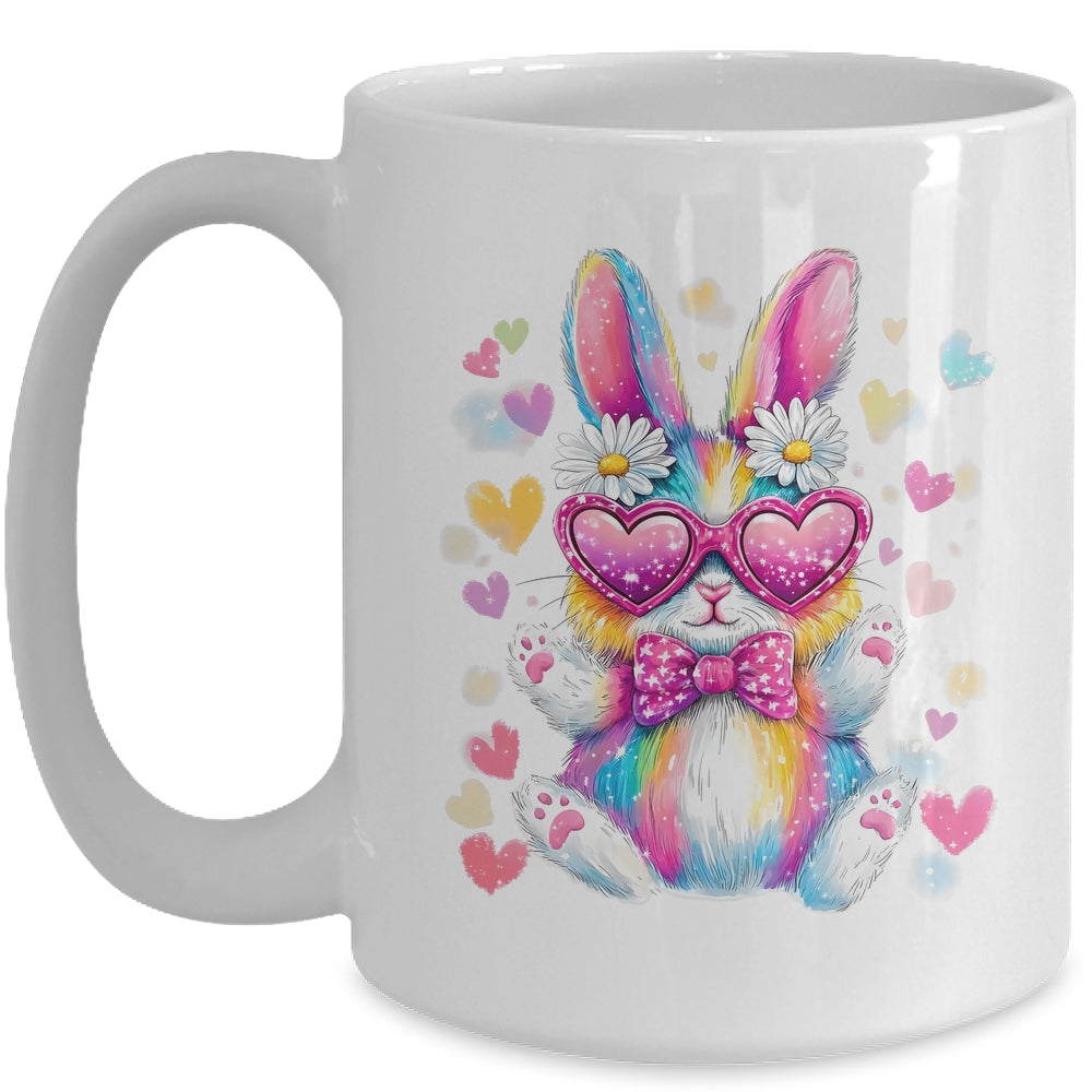 Cute Coquette Tie Dye Rabbit Easter Bunny Women Girl Kids Mug | siriusteestore