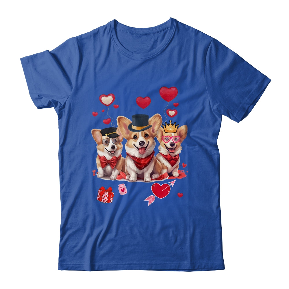 Cute Corgi Valentine's Day Heart Pet Dog Animal Lover Shirt & Tank Top | siriusteestore
