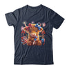 Cute Cow Popsicle 4th Of July Firework USA American Shirt & Tank Top | siriusteestore