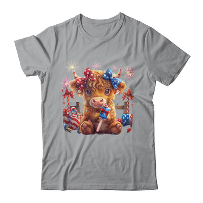 Cute Cow Popsicle 4th Of July Firework USA American Shirt & Tank Top | siriusteestore