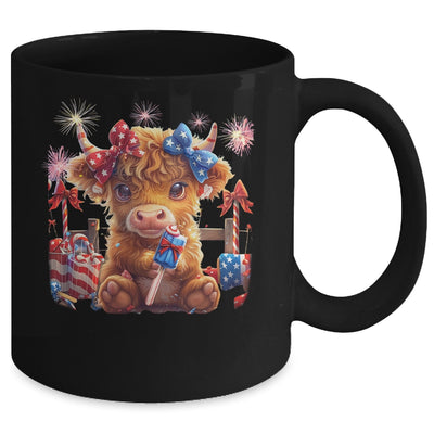Cute Cow Popsicle 4th Of July Firework USA American Mug | siriusteestore