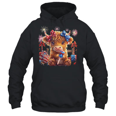 Cute Cow Popsicle 4th Of July Firework USA American Shirt & Tank Top | siriusteestore
