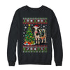 Cute Cow Ugly Christmas Tree Santa Hat Xmas Lights Farmer Shirt & Sweatshirt | siriusteestore