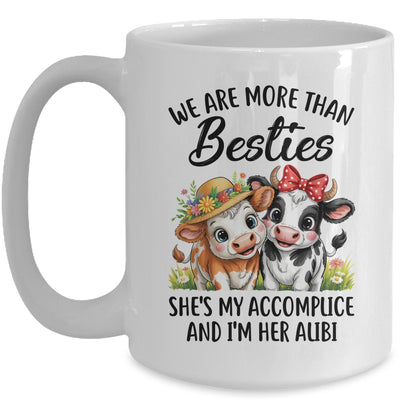 Cute Cow We Are More Than Besties Funny Friends Girls Women Mug | siriusteestore