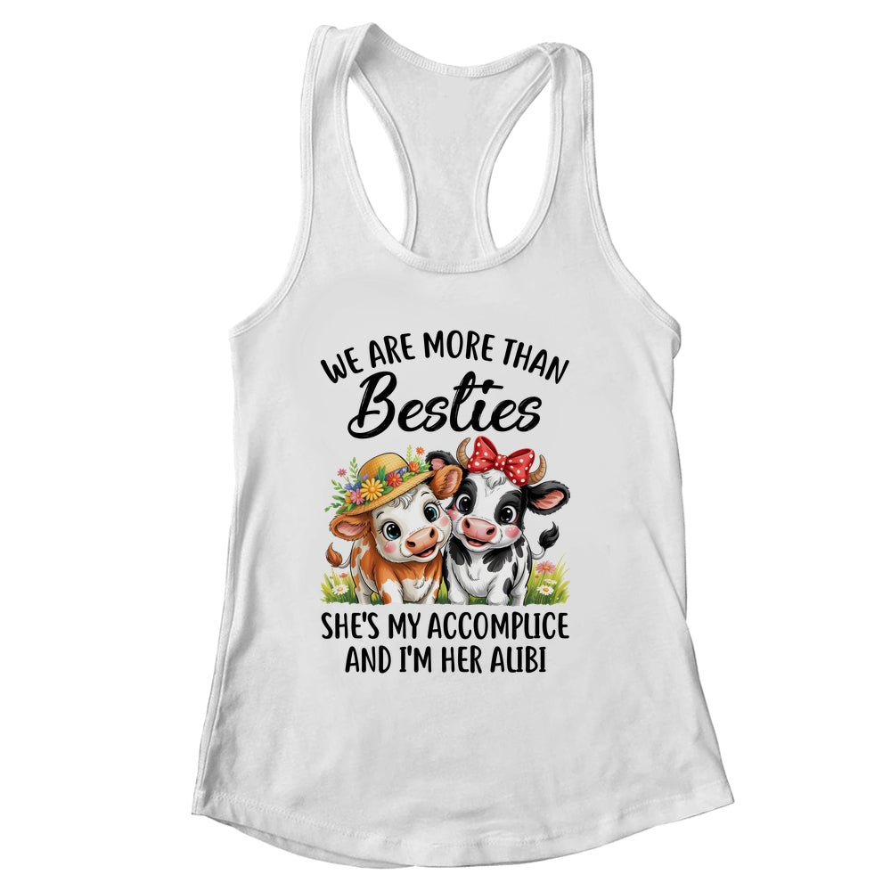 Cute Cow We Are More Than Besties Funny Friends Girls Women Shirt & Tank Top | siriusteestore