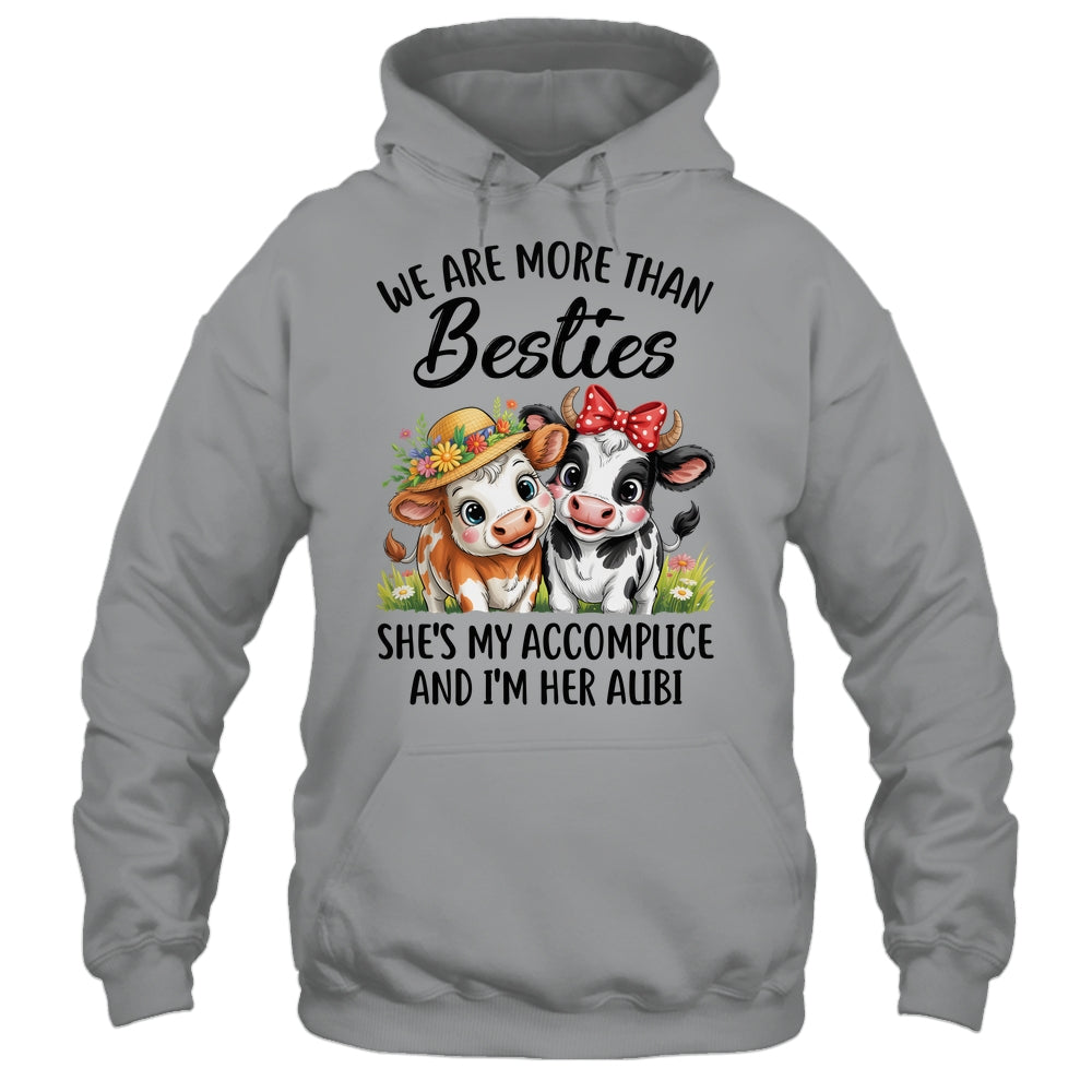 Cute Cow We Are More Than Besties Funny Friends Girls Women Shirt & Tank Top | siriusteestore
