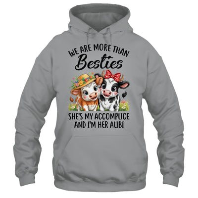 Cute Cow We Are More Than Besties Funny Friends Girls Women Shirt & Tank Top | siriusteestore