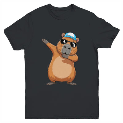 Cute Dabbing Capybara Boys Men Funny Capy Lover Kids Youth Shirt | siriusteestore