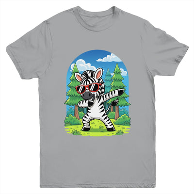 Cute Dabbing Zebra Costume Kids Girls Boys Animal Print Youth Shirt | siriusteestore