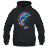 Cute Dolphin Design Colorful Art Aquatic Lovers Women Kids Shirt & Tank Top | siriusteestore