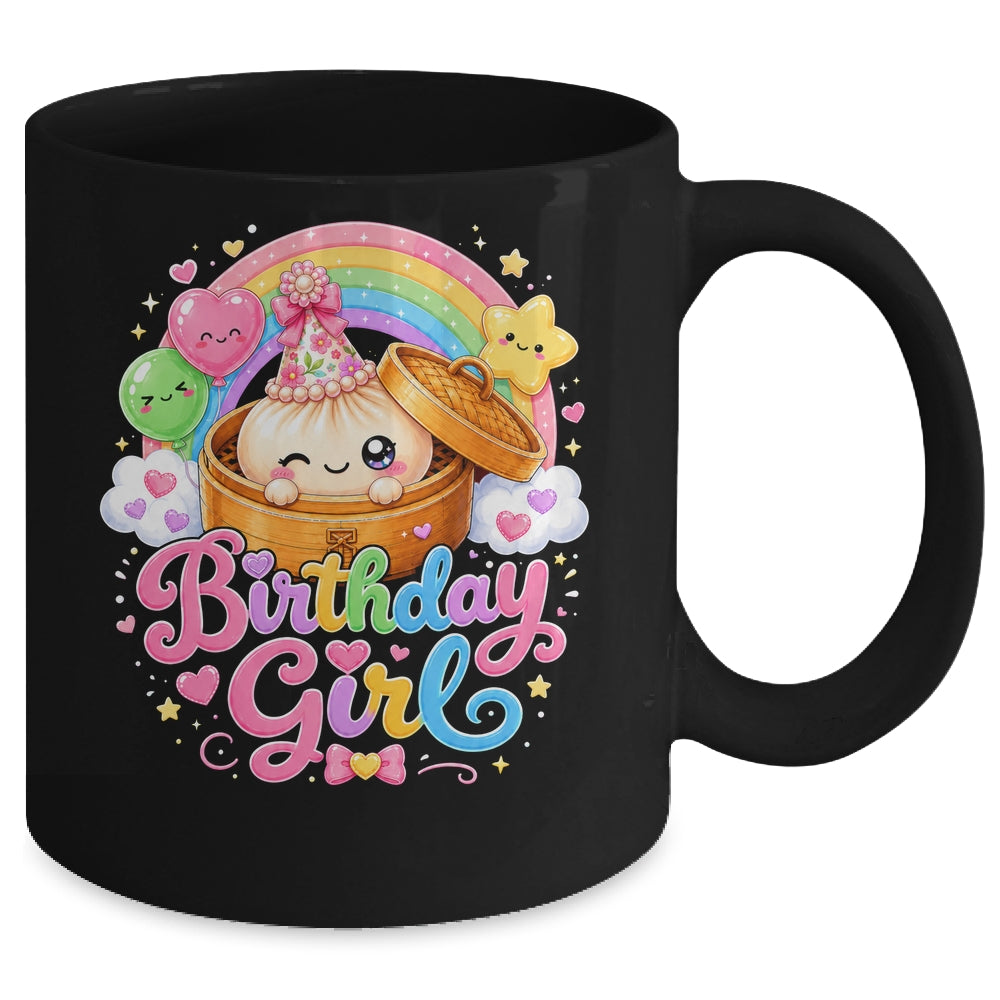 Cute Dumpling Birthday Girl Kawaii Pastel Anime Lovers Kids Mug | siriusteestore
