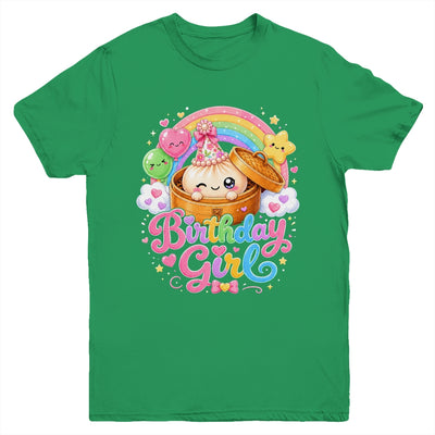 Cute Dumpling Birthday Girl Kawaii Pastel Anime Lovers Kids Youth Shirt | siriusteestore