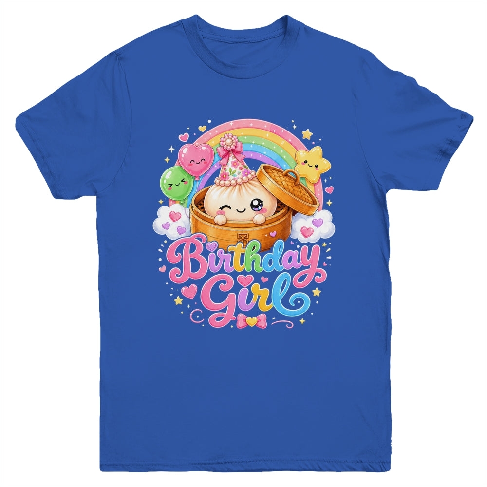 Cute Dumpling Birthday Girl Kawaii Pastel Anime Lovers Kids Youth Shirt | siriusteestore