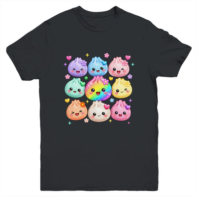 Cute Dumpling Kawaii Pastel Rainbow Anime Birthday Girl Kids Youth Shirt | siriusteestore