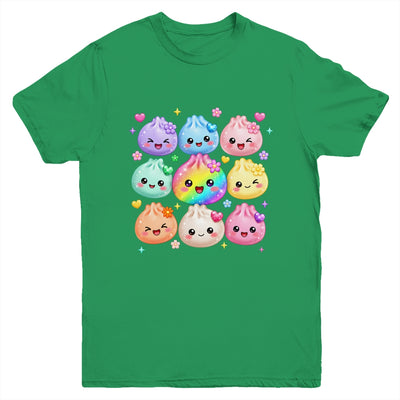 Cute Dumpling Kawaii Pastel Rainbow Anime Birthday Girl Kids Youth Shirt | siriusteestore