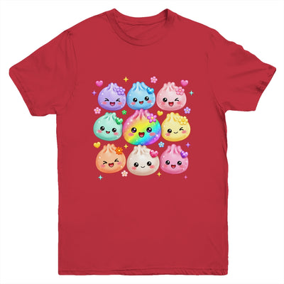 Cute Dumpling Kawaii Pastel Rainbow Anime Birthday Girl Kids Youth Shirt | siriusteestore