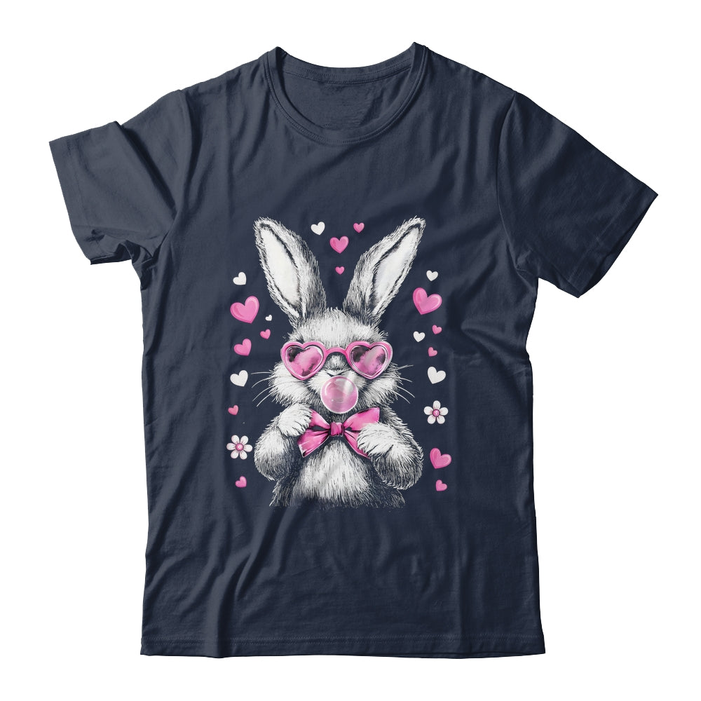 Cute Easter Bunny For Girl Women Pink Rabbit Coquette Girly Shirt & Tank Top | siriusteestore
