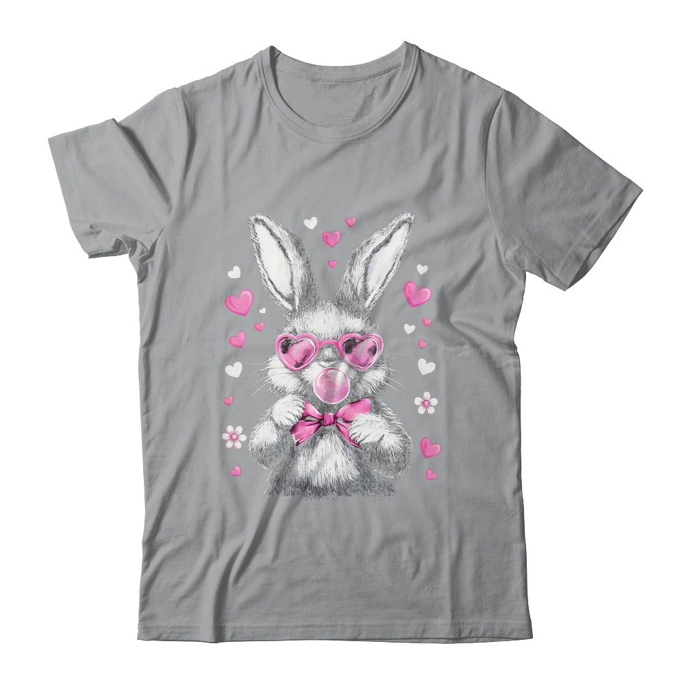 Cute Easter Bunny For Girl Women Pink Rabbit Coquette Girly Shirt & Tank Top | siriusteestore