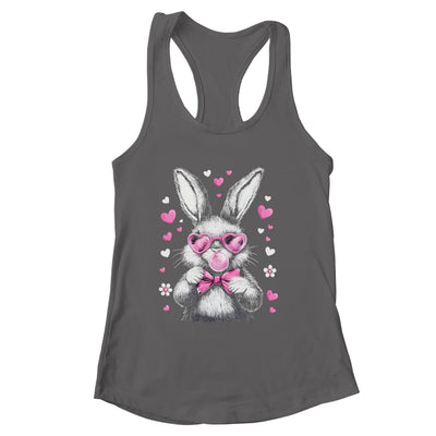 Cute Easter Bunny For Girl Women Pink Rabbit Coquette Girly Shirt & Tank Top | siriusteestore