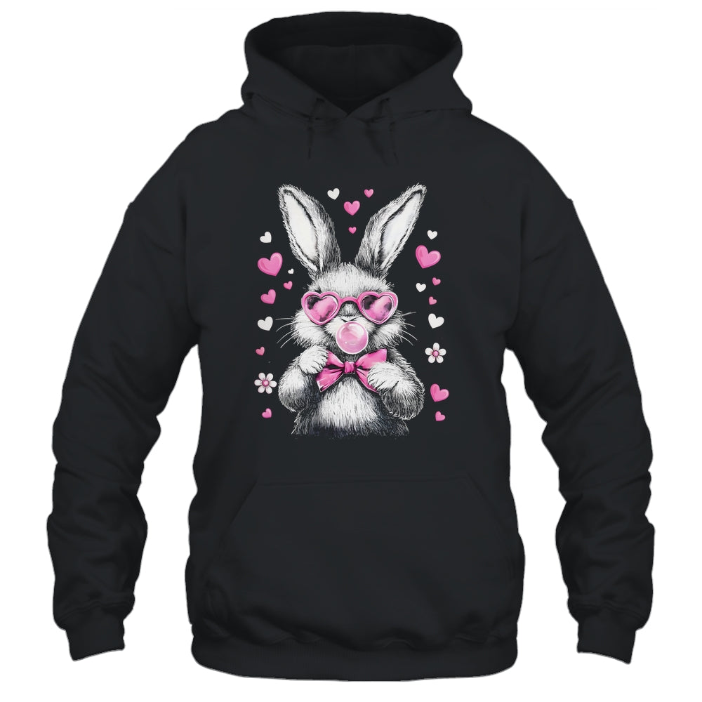 Cute Easter Bunny For Girl Women Pink Rabbit Coquette Girly Shirt & Tank Top | siriusteestore