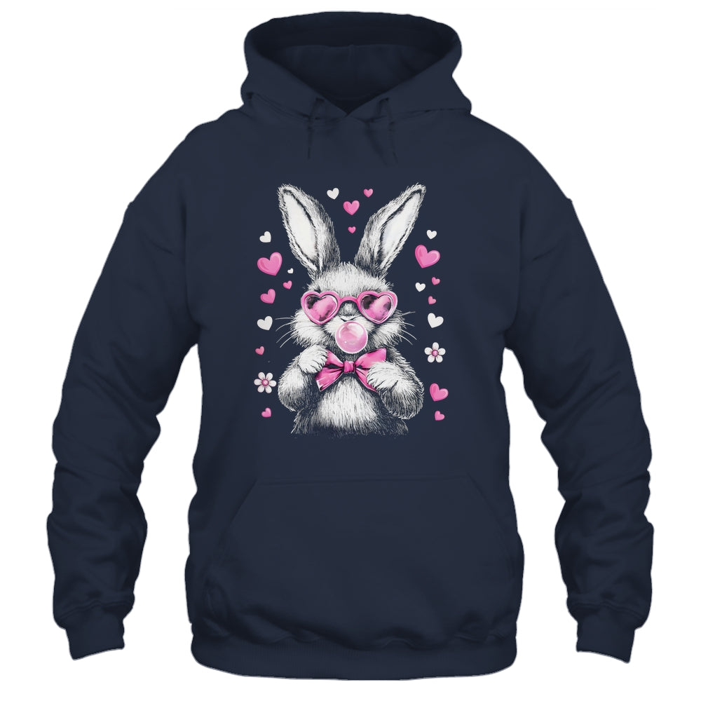 Cute Easter Bunny For Girl Women Pink Rabbit Coquette Girly Shirt & Tank Top | siriusteestore