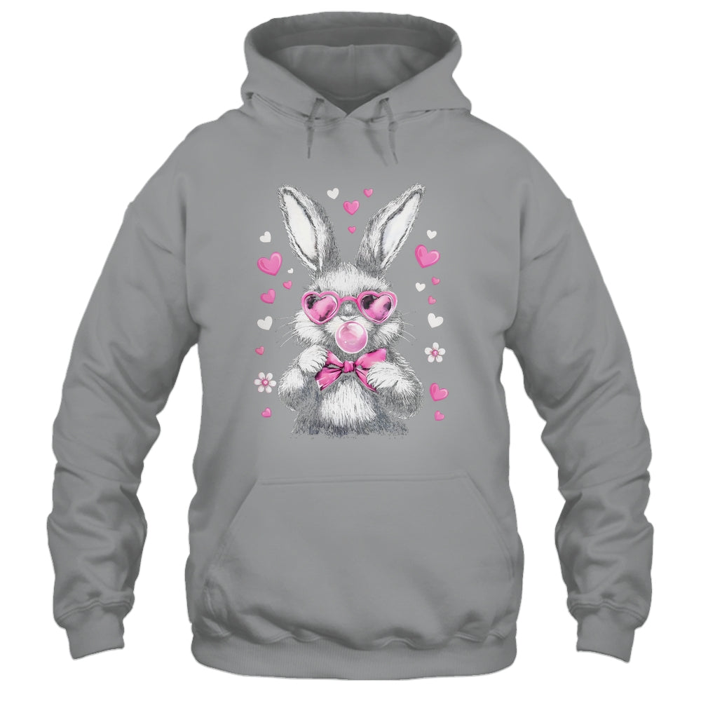 Cute Easter Bunny For Girl Women Pink Rabbit Coquette Girly Shirt & Tank Top | siriusteestore