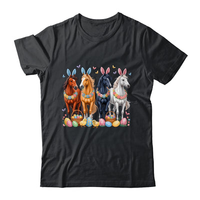 Cute Easter Horse Bunny Ears Eggs Spring Floral Girls Women Shirt & Hoodie | siriusteestore