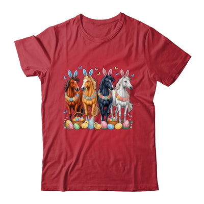 Cute Easter Horse Bunny Ears Eggs Spring Floral Girls Women Shirt & Hoodie | siriusteestore