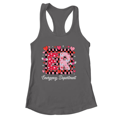 Cute Emergency Department Valentine ER Valentines Day Nurse Shirt & Tank Top | siriusteestore