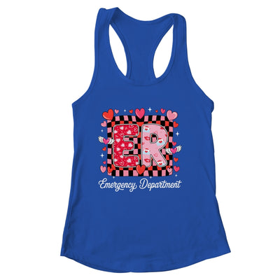 Cute Emergency Department Valentine ER Valentines Day Nurse Shirt & Tank Top | siriusteestore