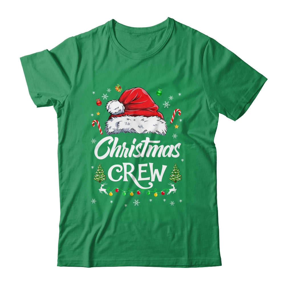 Cute Family Christmas Crew Matching Santa Xmas Lights Shirt & Sweatshirt | siriusteestore