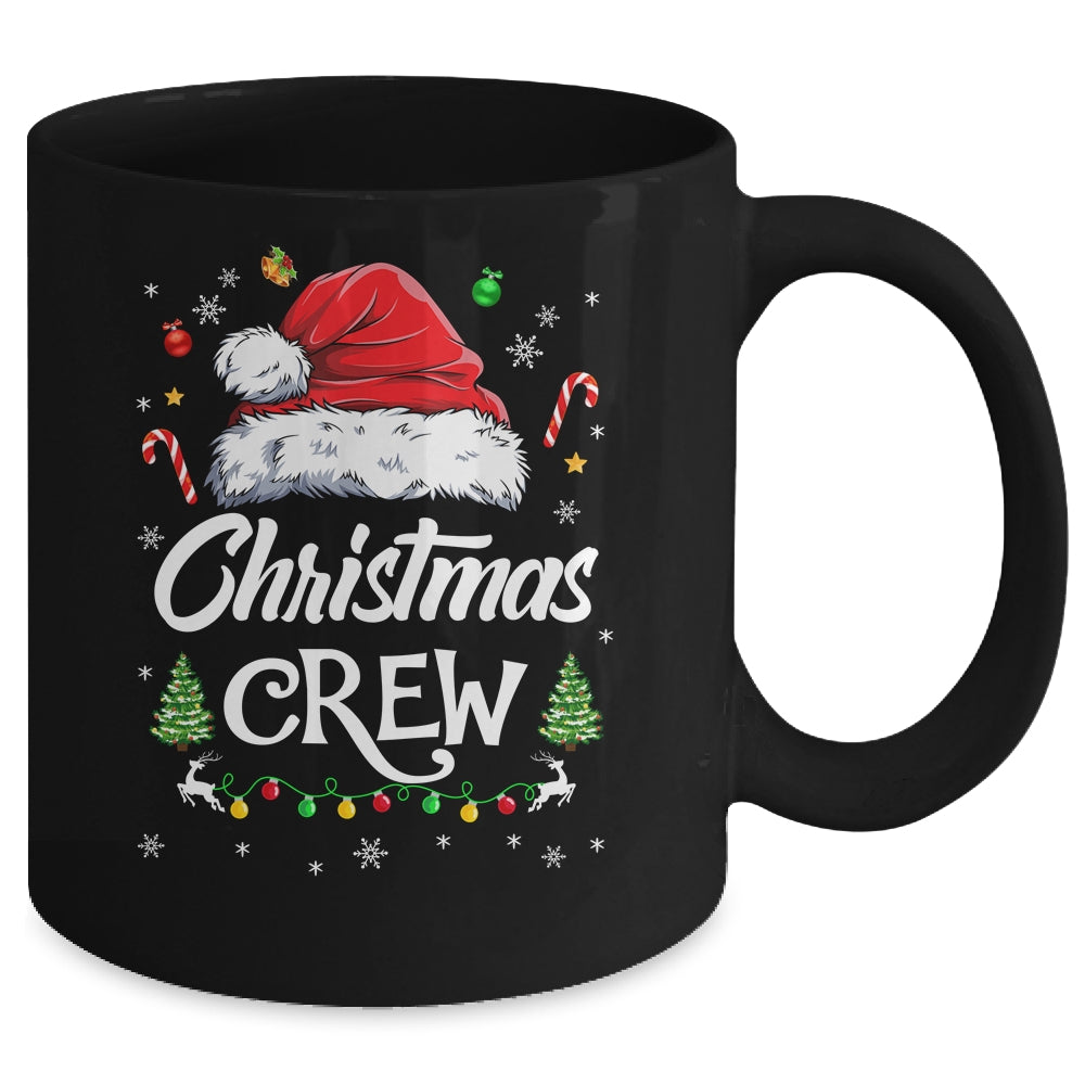 Cute Family Christmas Crew Matching Santa Xmas Lights Mug | siriusteestore