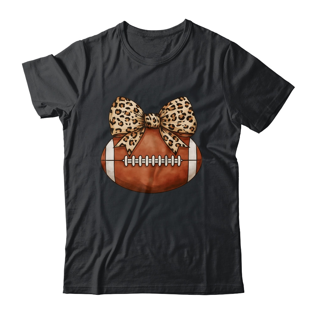 Cute Football Coquette Bow Cute Football Mom Women Girl Shirt & Tank Top | siriusteestore