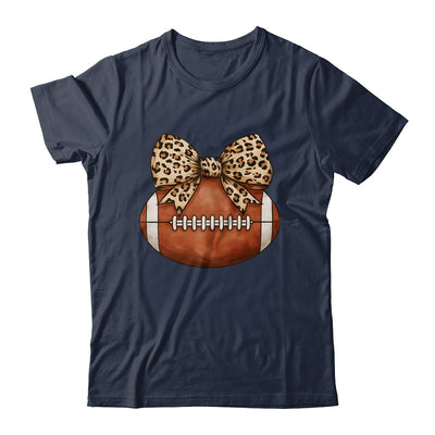 Cute Football Coquette Bow Cute Football Mom Women Girl Shirt & Tank Top | siriusteestore